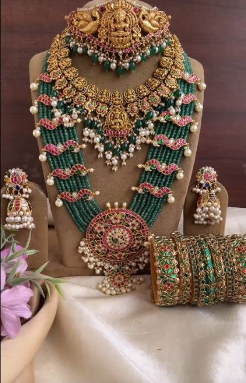Bridal combo jewellery set for women