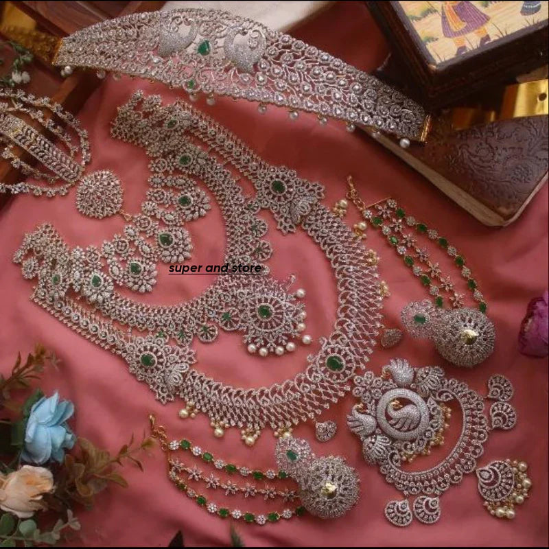Combo Customized Ad American Diamond Bridal sets