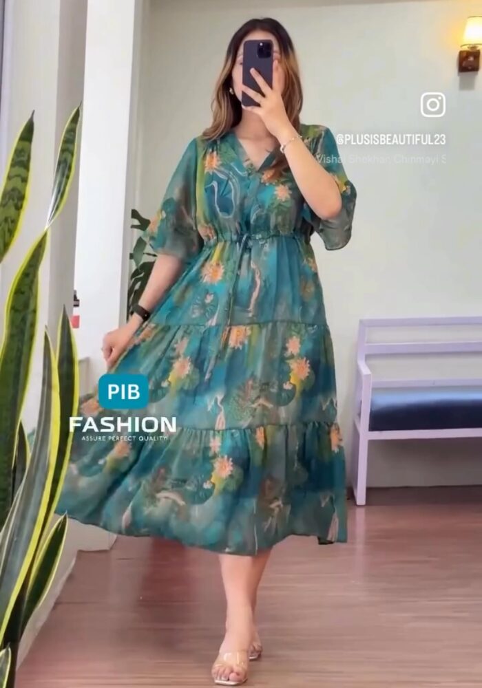 Nyra Noor Georgette Dress