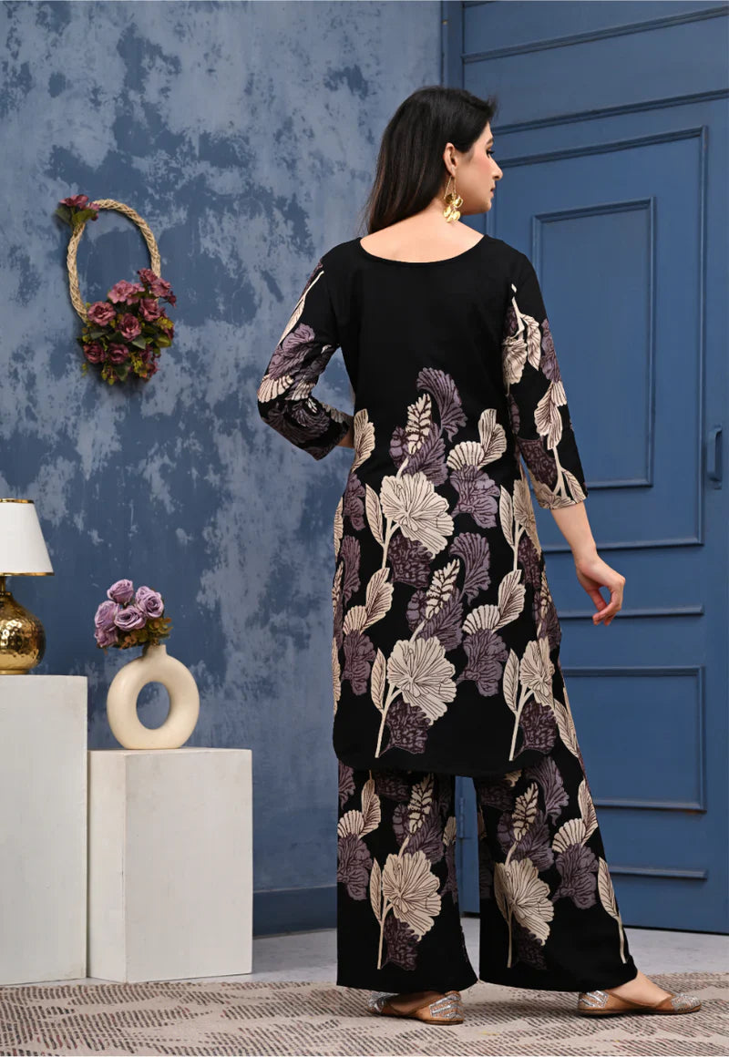 Classic Printed Coord Set for Daily and Casual Wear