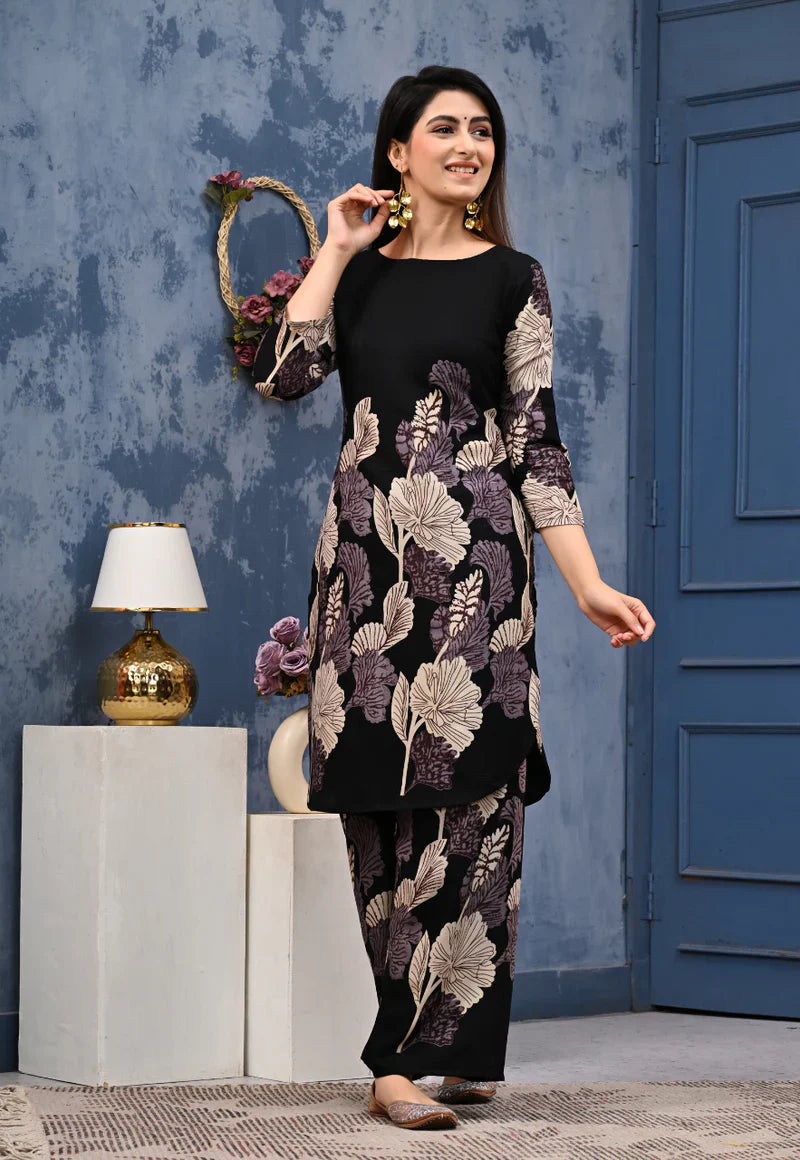 Classic Printed Coord Set for Daily and Casual Wear