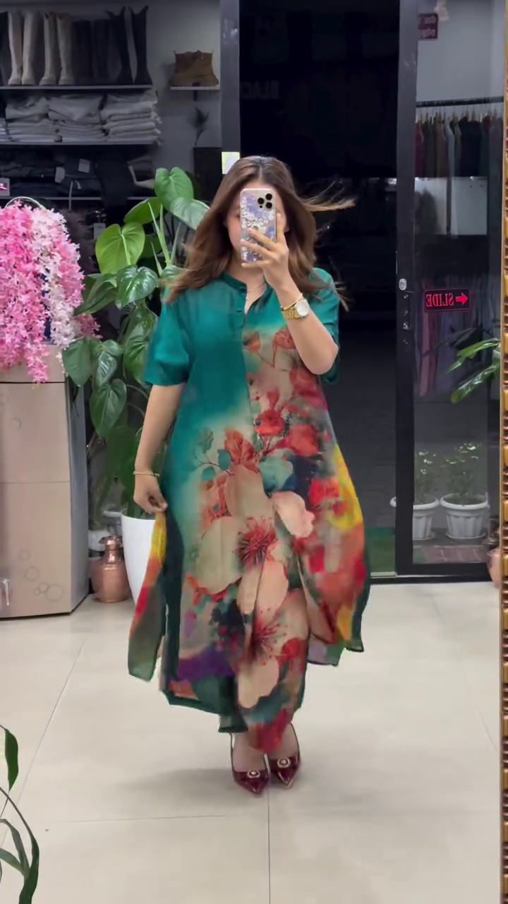 HELLY- LONG SHIRT STYLE DRESS