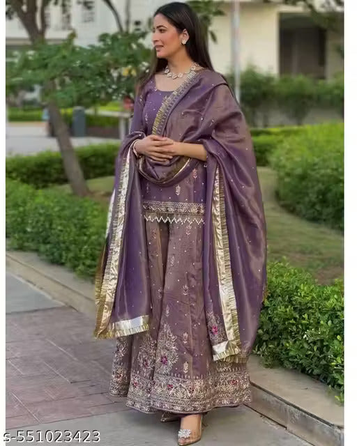 New Designer Party Wear Look Suit
