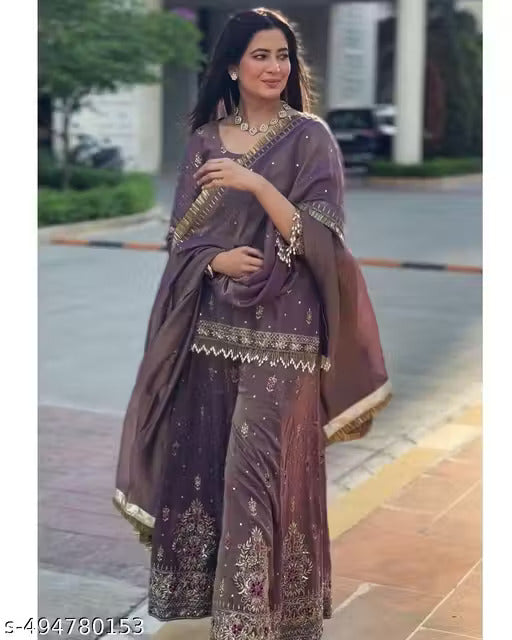 New Designer Party Wear Look Suit